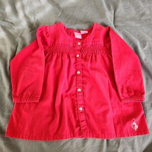 Vtg Y2k Baby Phat Girlz 24m Top Red Christmas Holiday Baby Toddler Girls